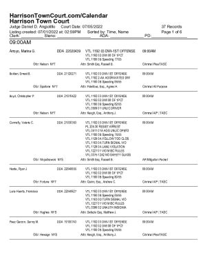 General Court Information .